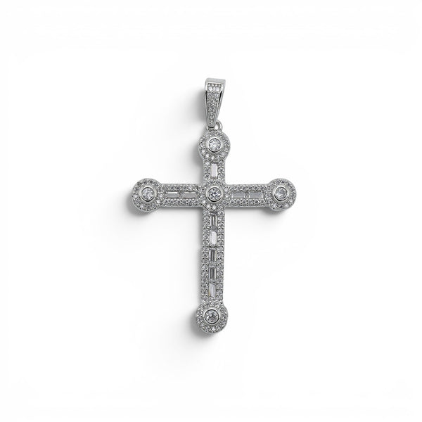 Pandantiv Silver Halo Cross