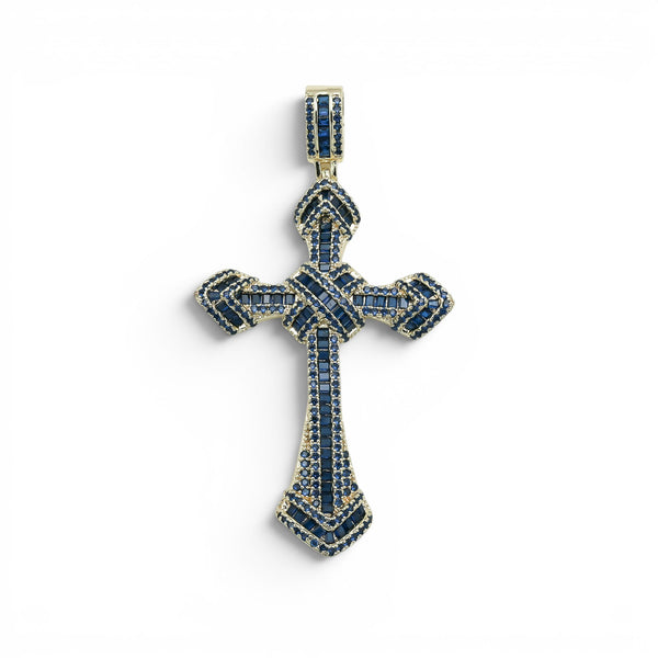 Pandantiv Cruce Imperial Blue
