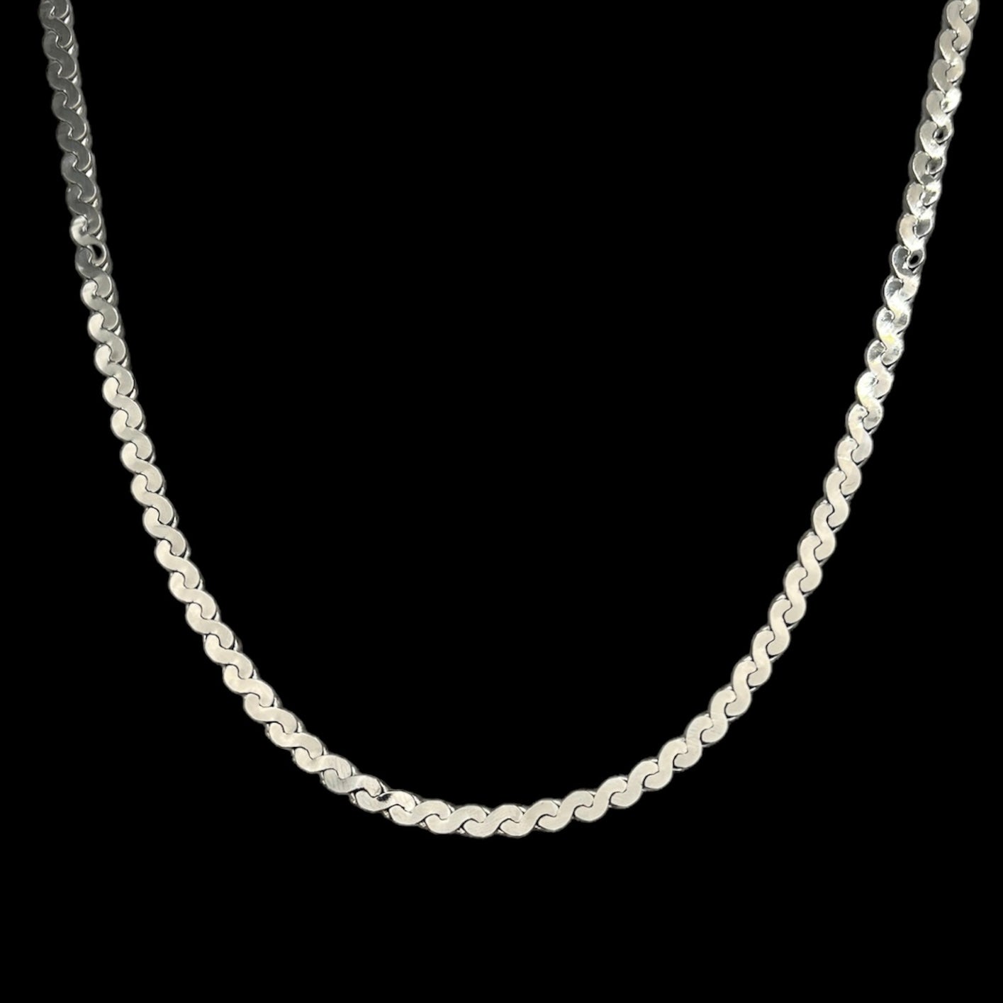 Stainless Steel Spiral Necklace