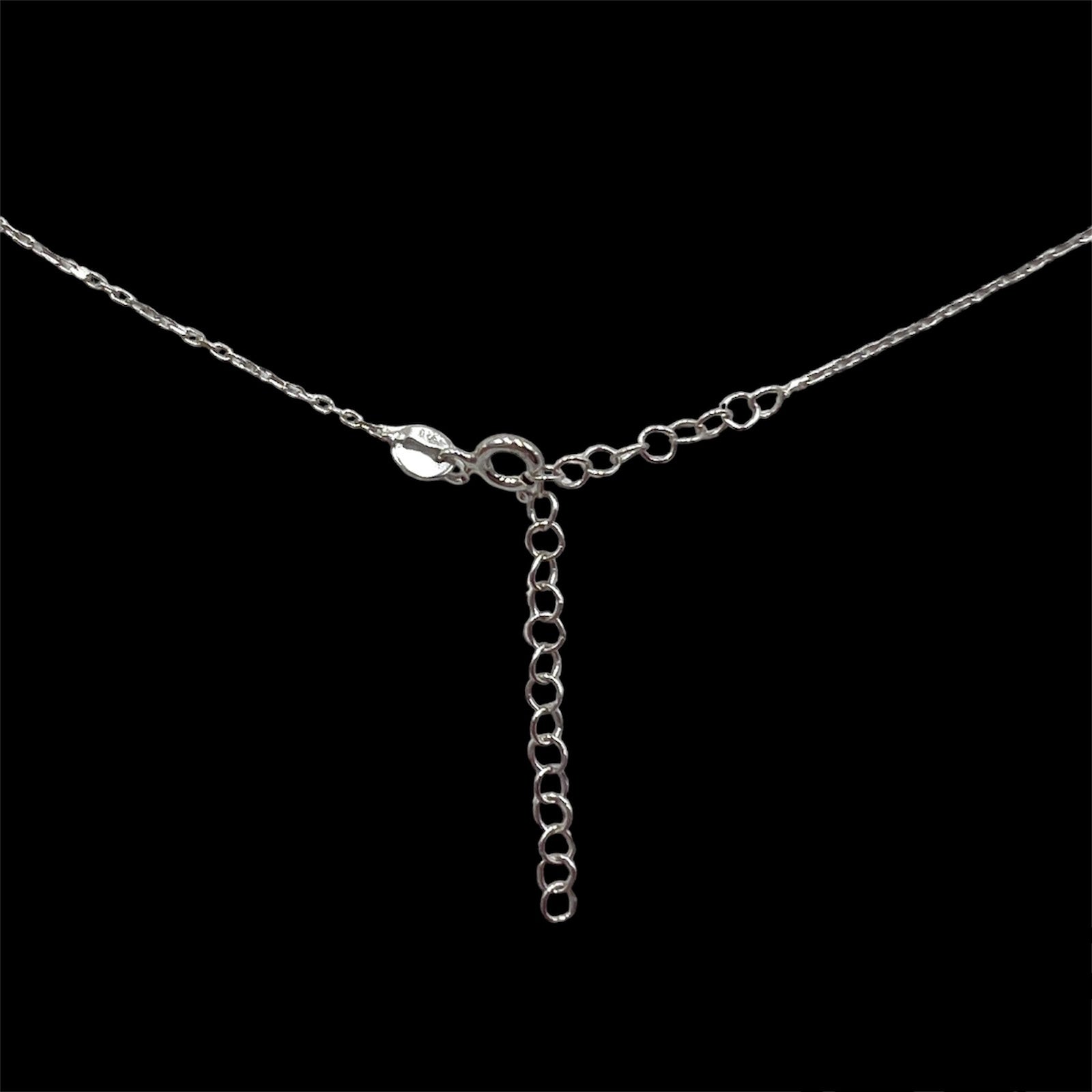 Necklace with Cross Pendant2 Silver