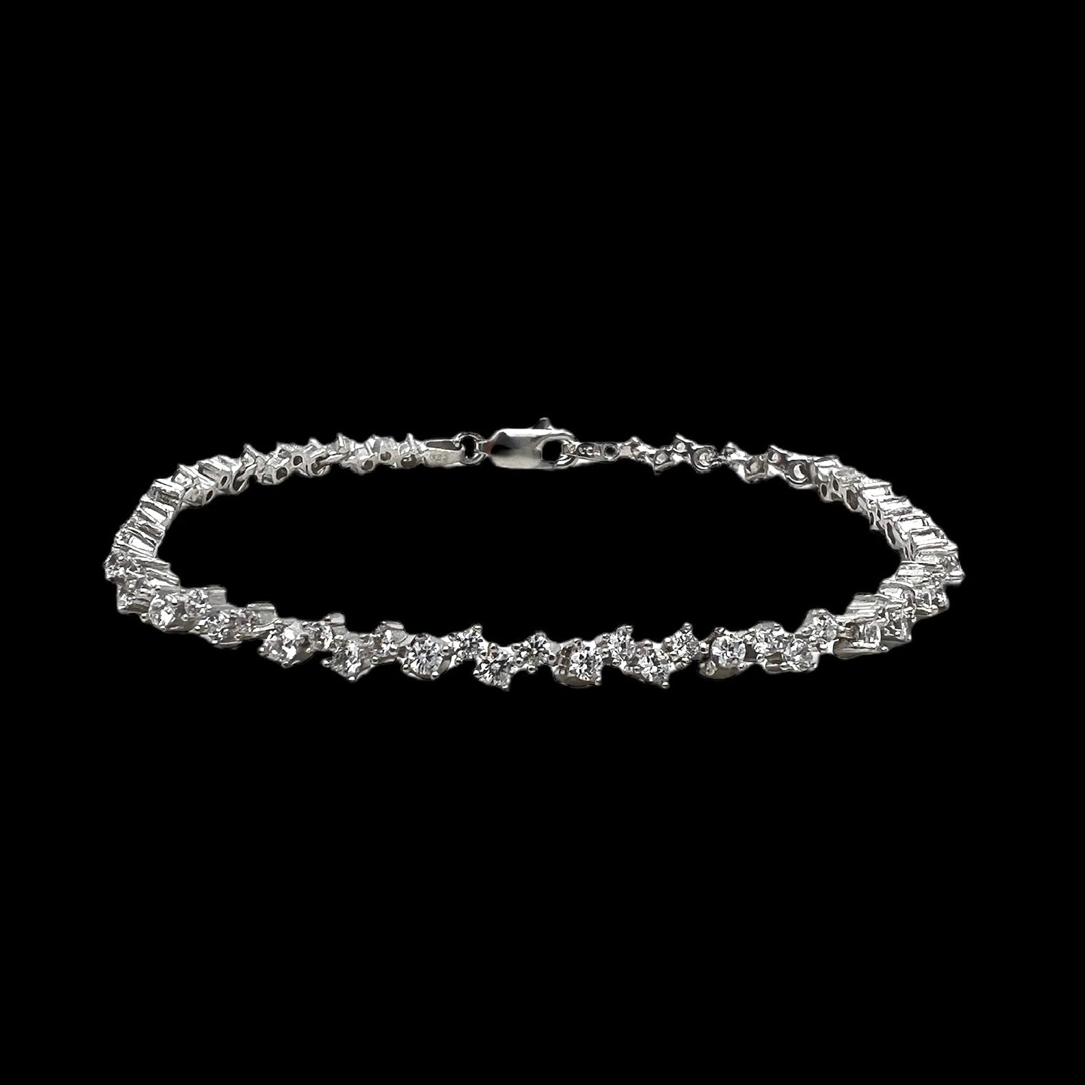 Tennis Rome Silver Bracelet