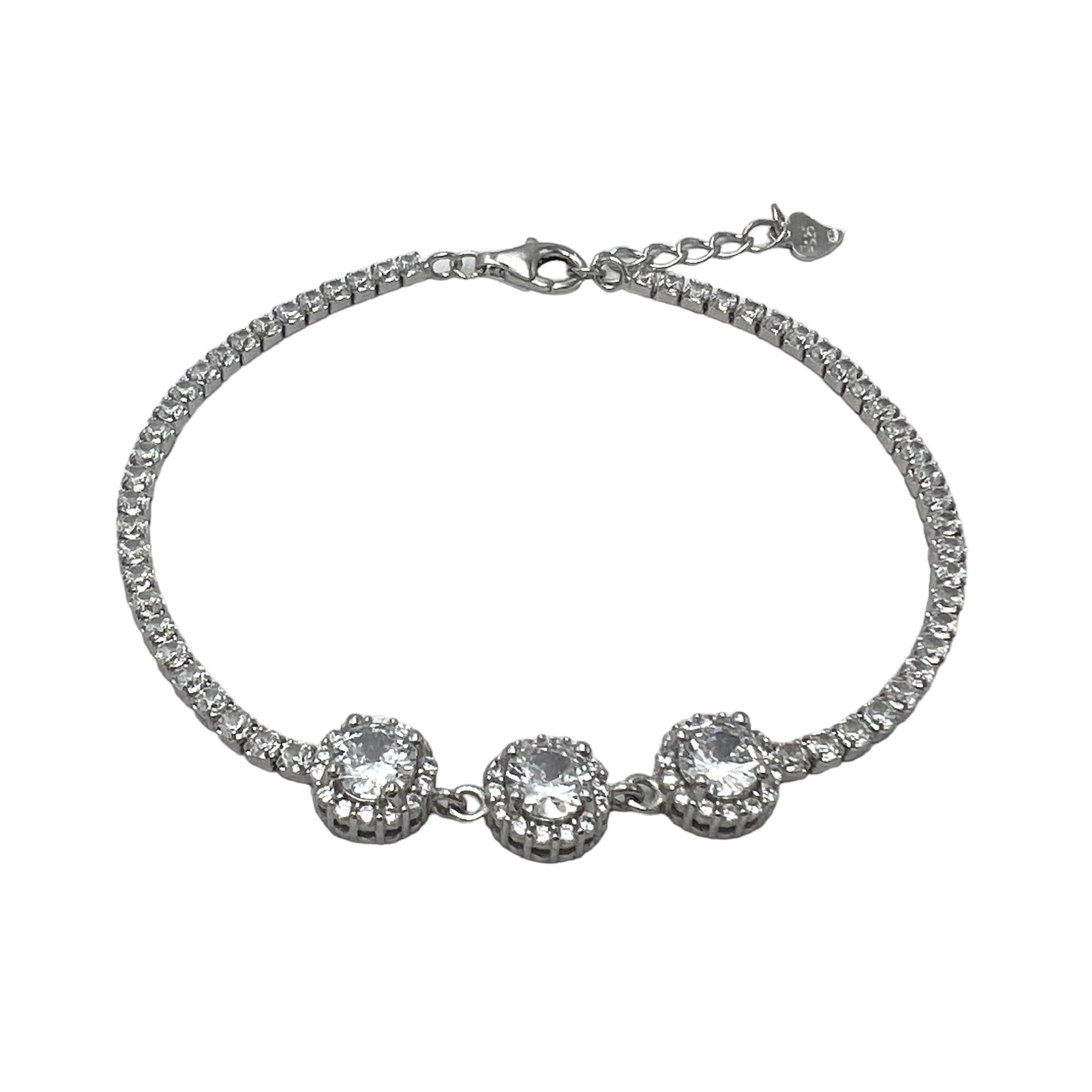 Tennis Lady Silver Bracelet