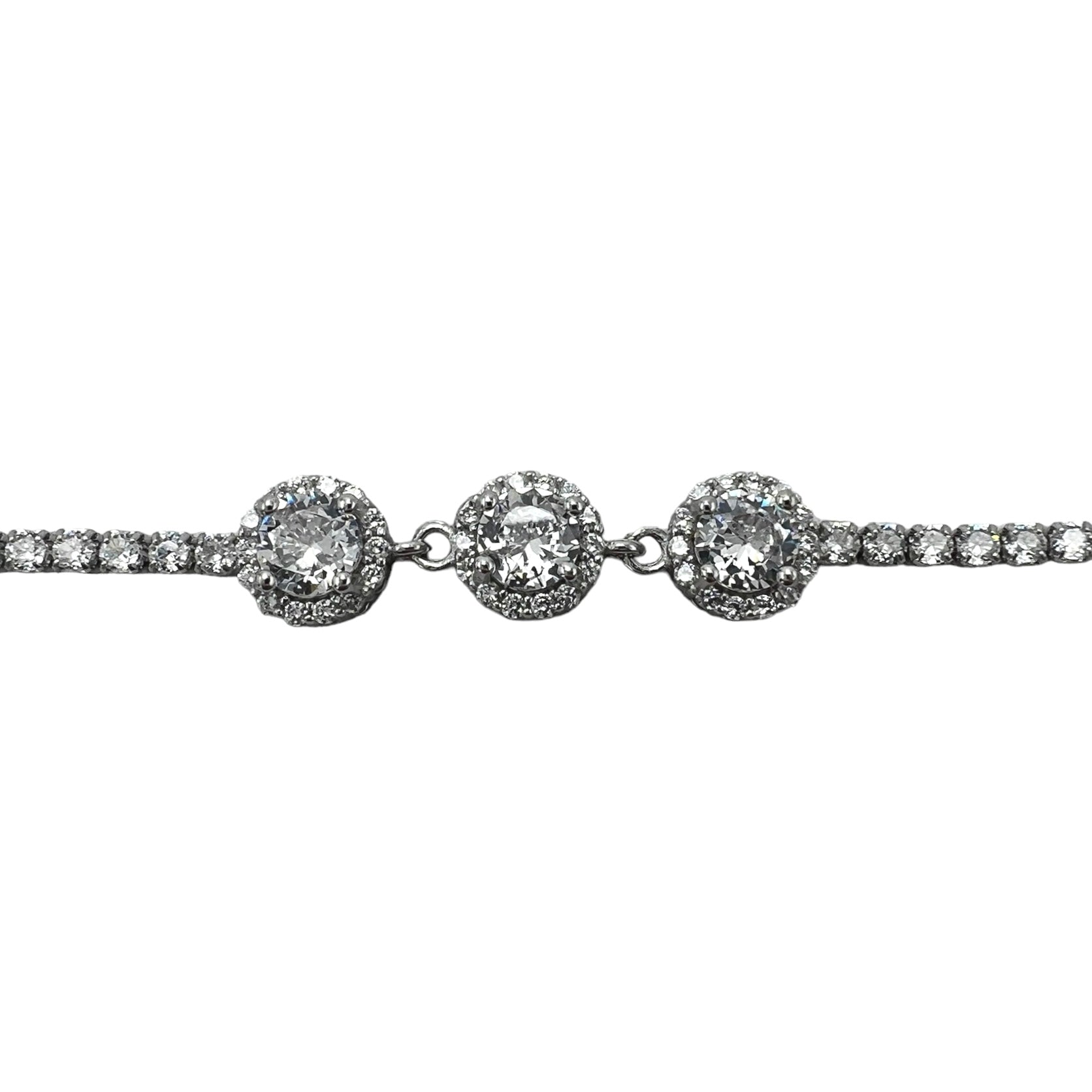 Tennis Lady Silver Bracelet