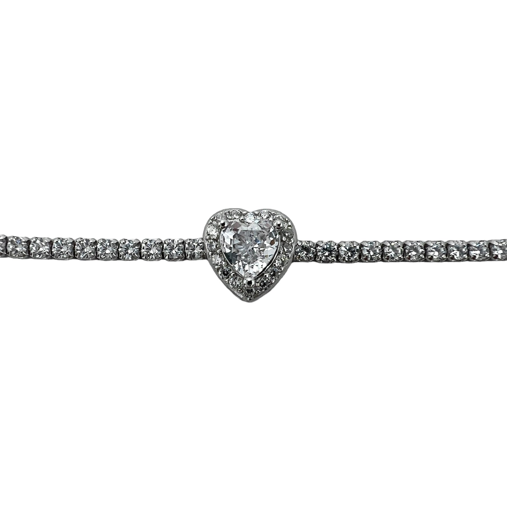 VDAY Tennis Bracelet Silver