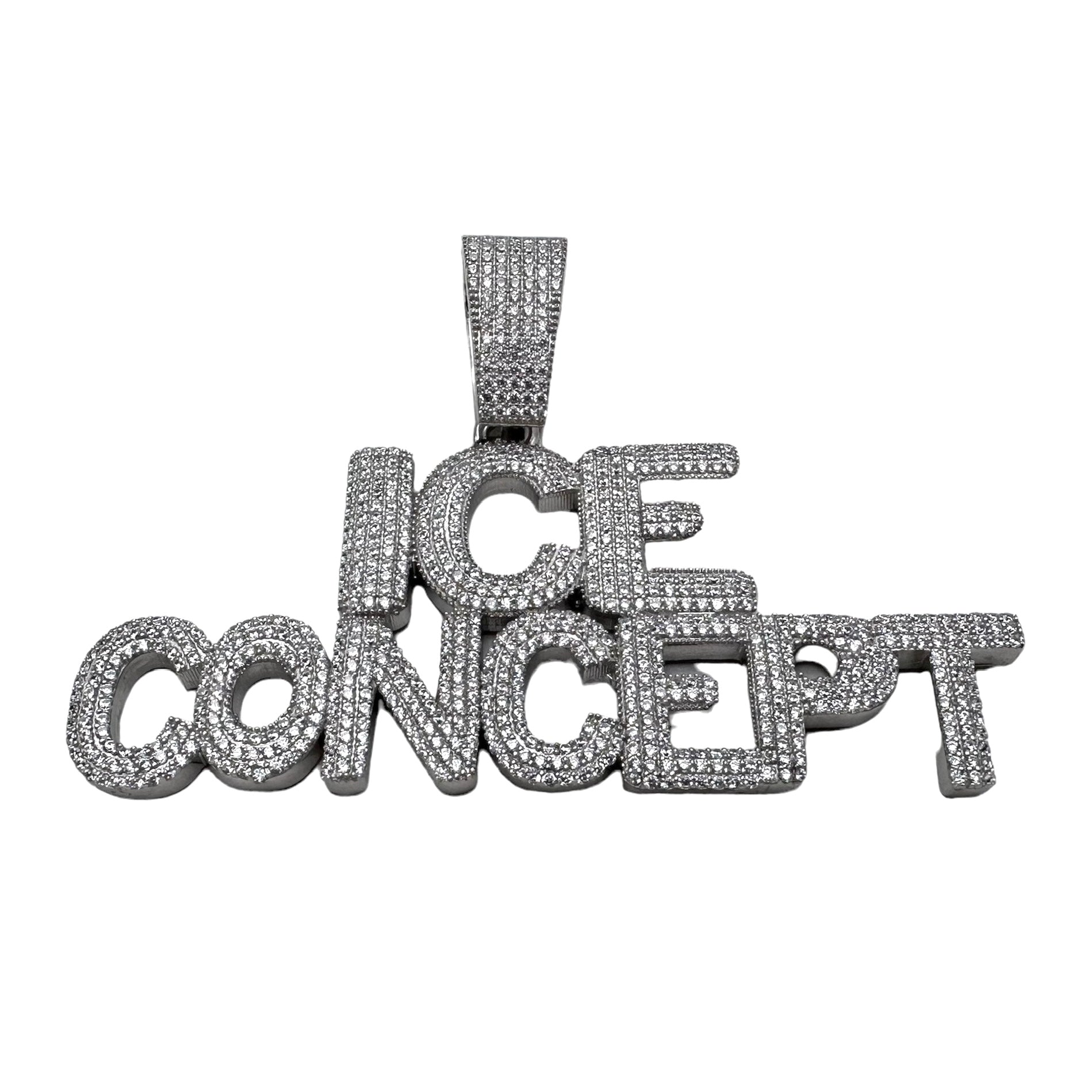 Pendant Necklace Ice Concept Silver