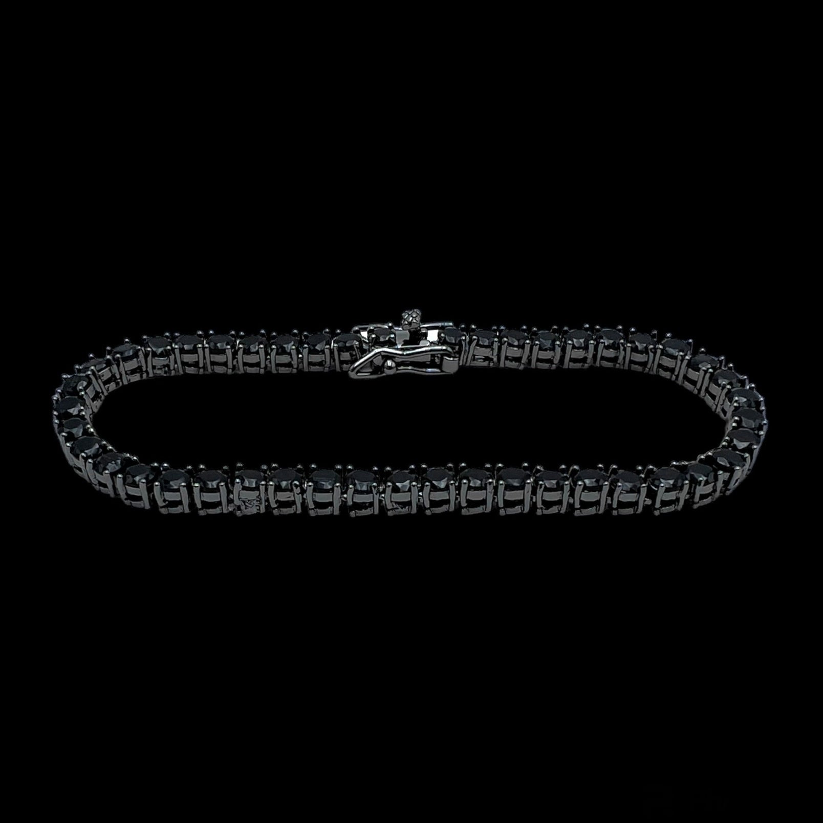 Real Tennis All Black 5mm bracelet