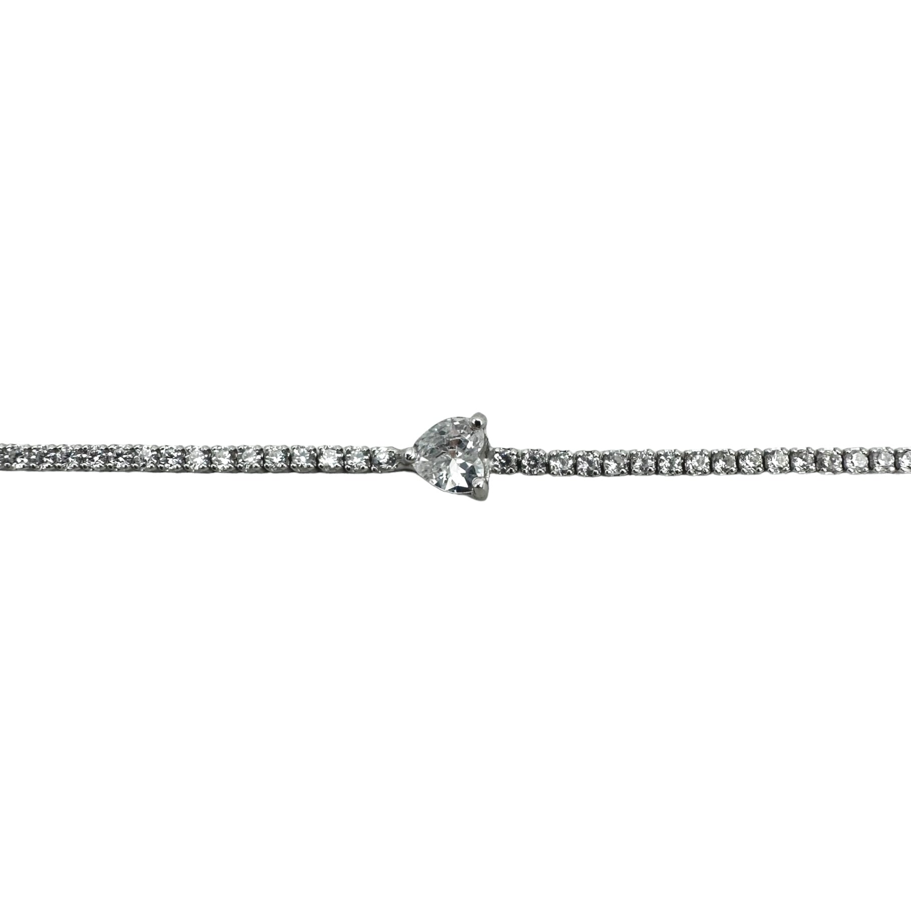 Tennis LovePoint Bracelet Silver