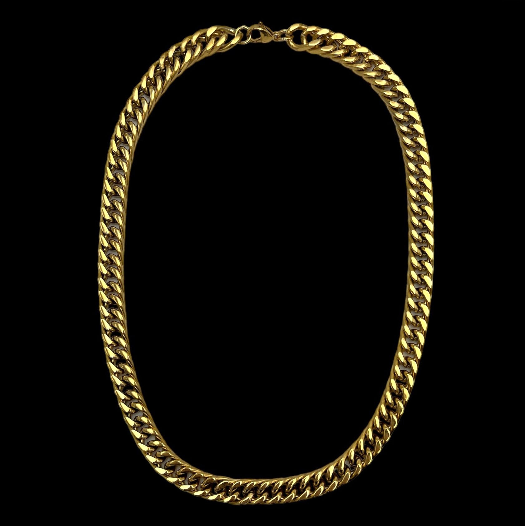 Cuban Classic Gold INOX necklace 