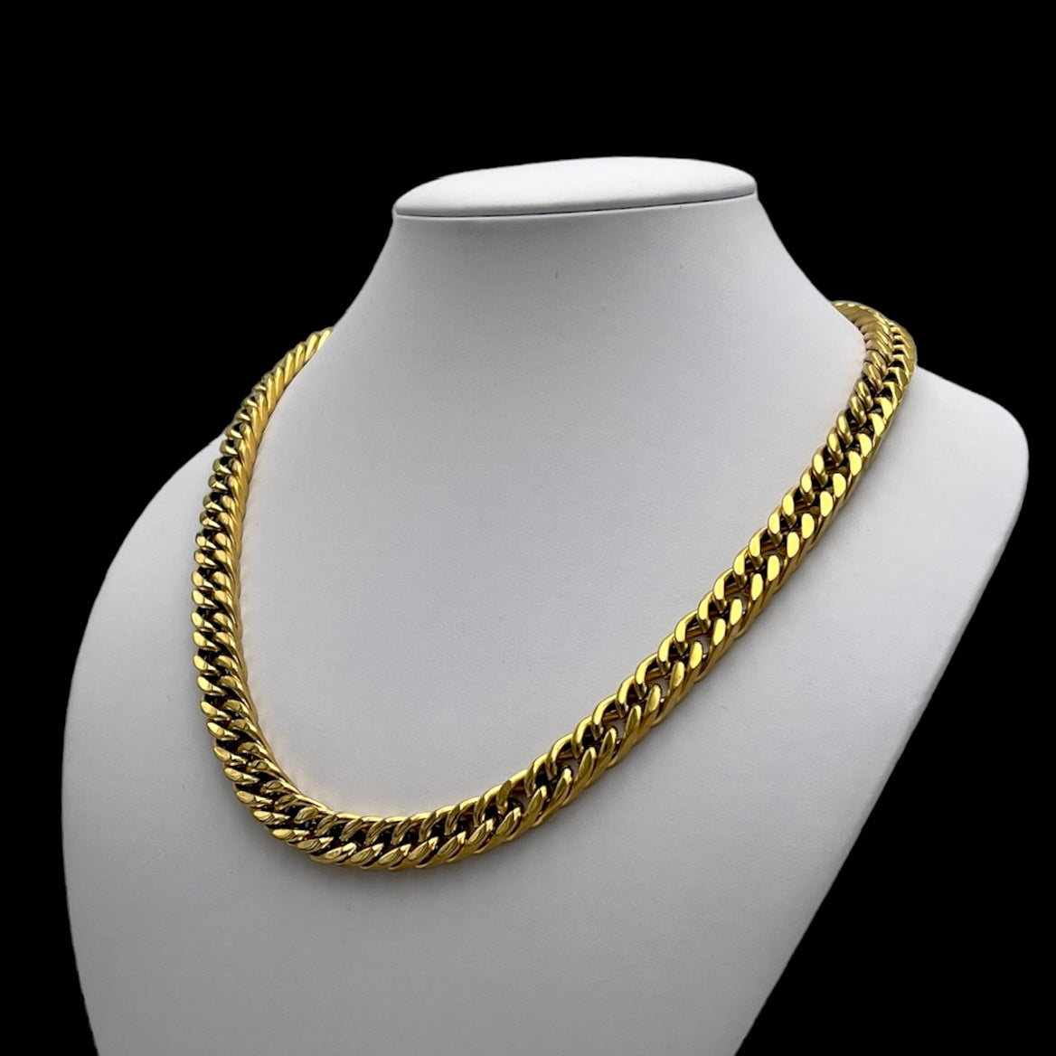 Cuban Classic Gold INOX necklace 