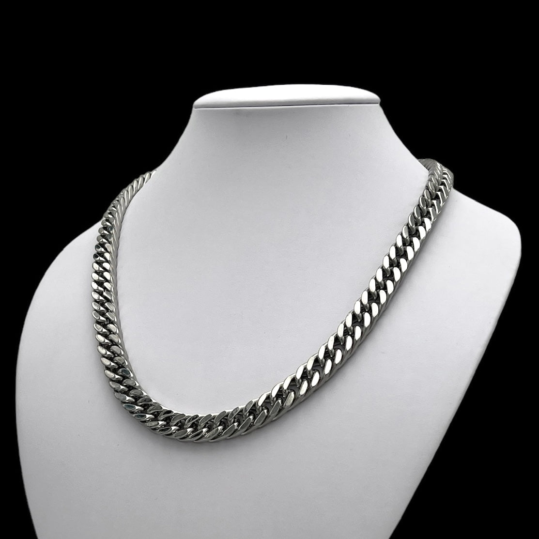 Cuban Classic Silver INOX necklace