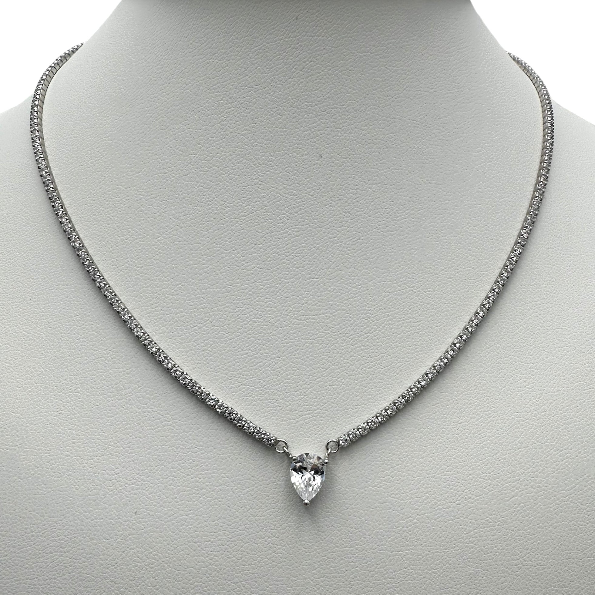 Silver Tears necklace