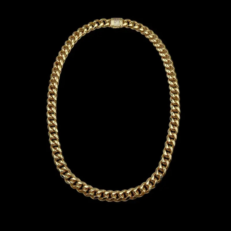 Cuban necklace INOX 18k V2