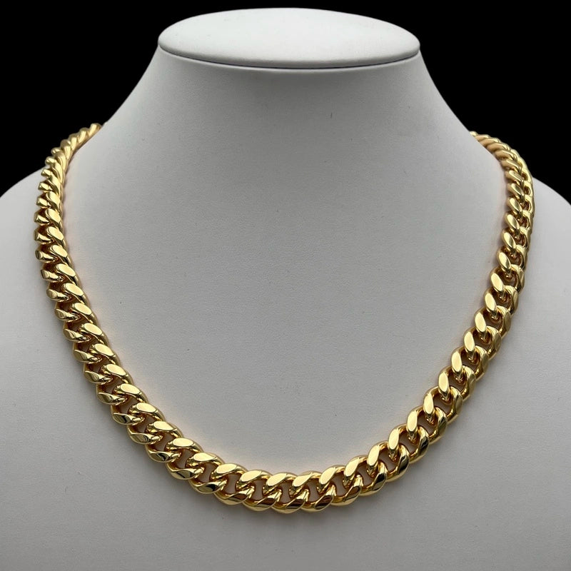 Cuban necklace INOX 18k V2