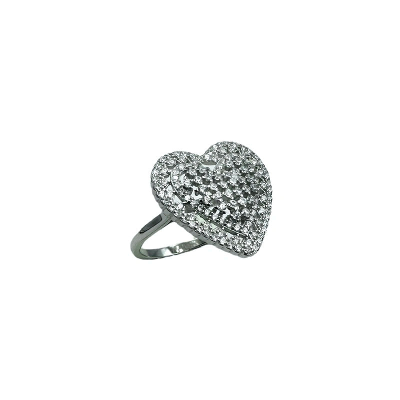 Silver Heart Ring