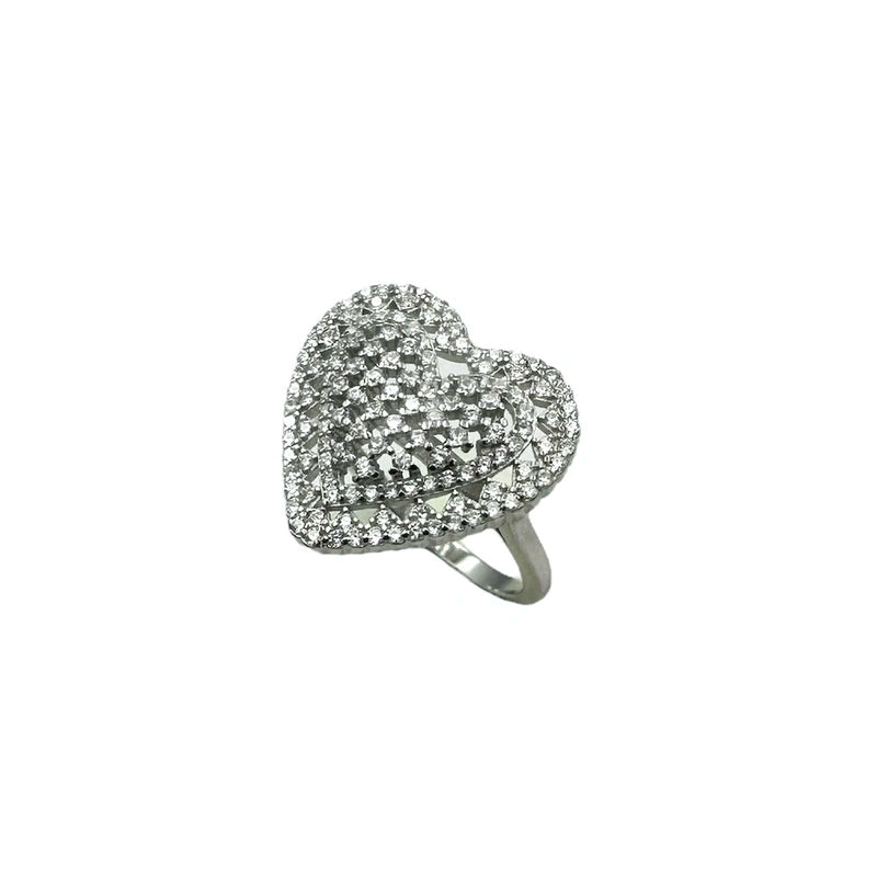 Silver Heart Ring