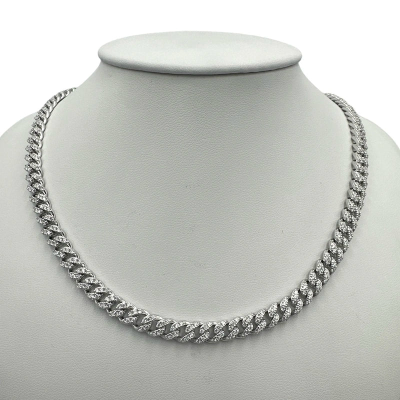 Cuban Addicted Silver necklace