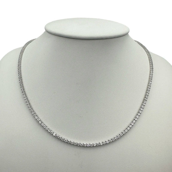 Classic Tennis Necklace 2mm Silver