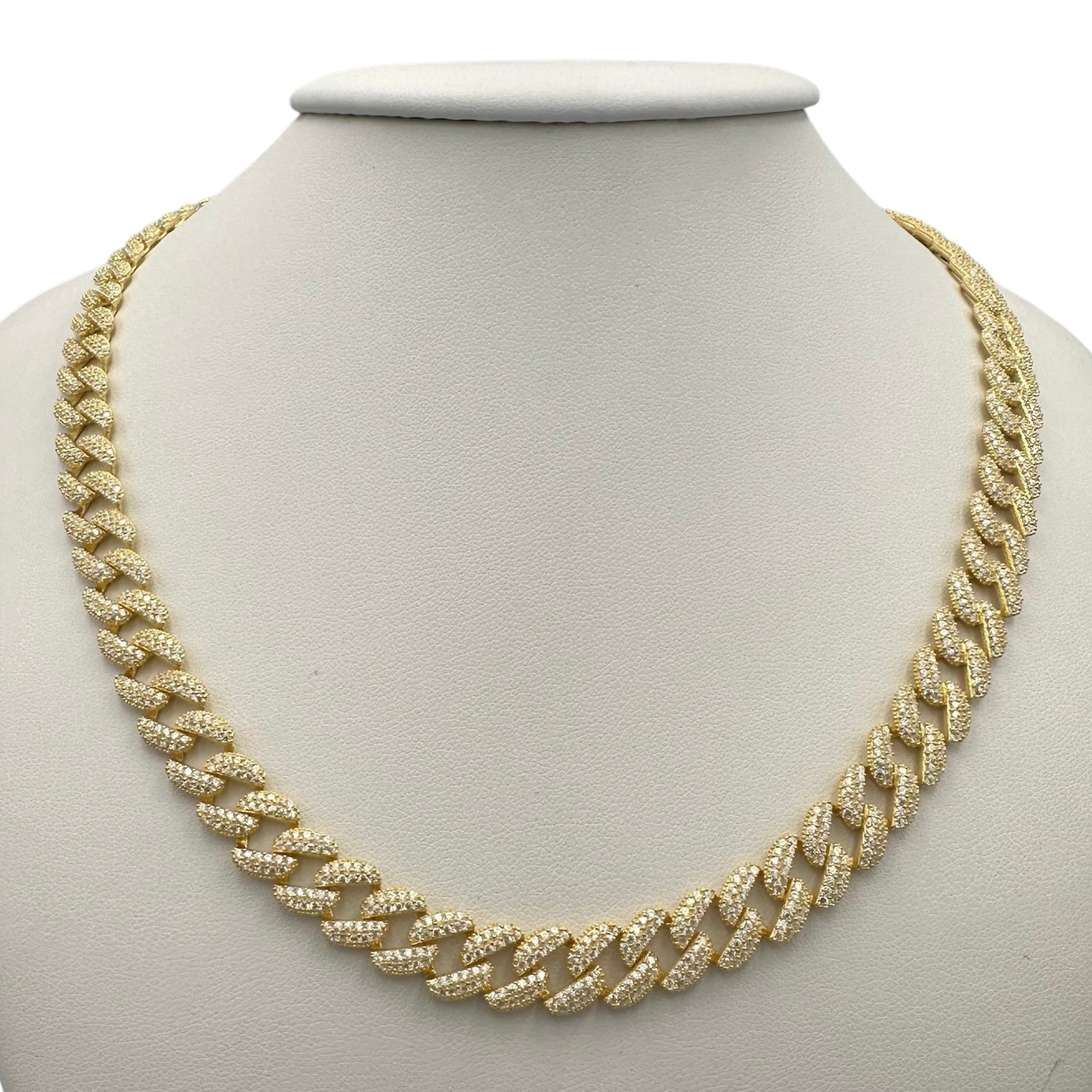 Cuban necklace 24k Silver