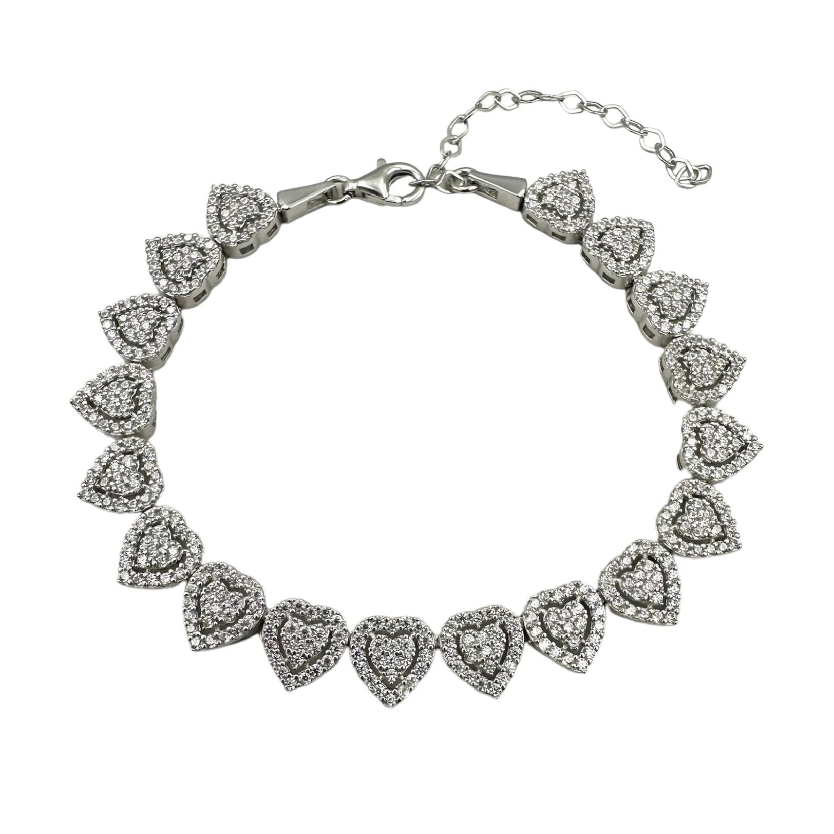 LoveConcept Tennis Bracelet Silver