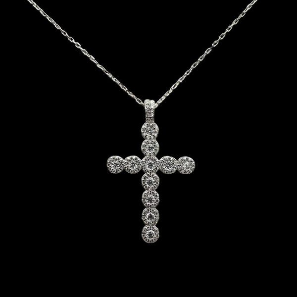 Necklace with Silver Cross Pendant