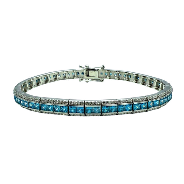 Brățară Tennis R Regal Blue Argint