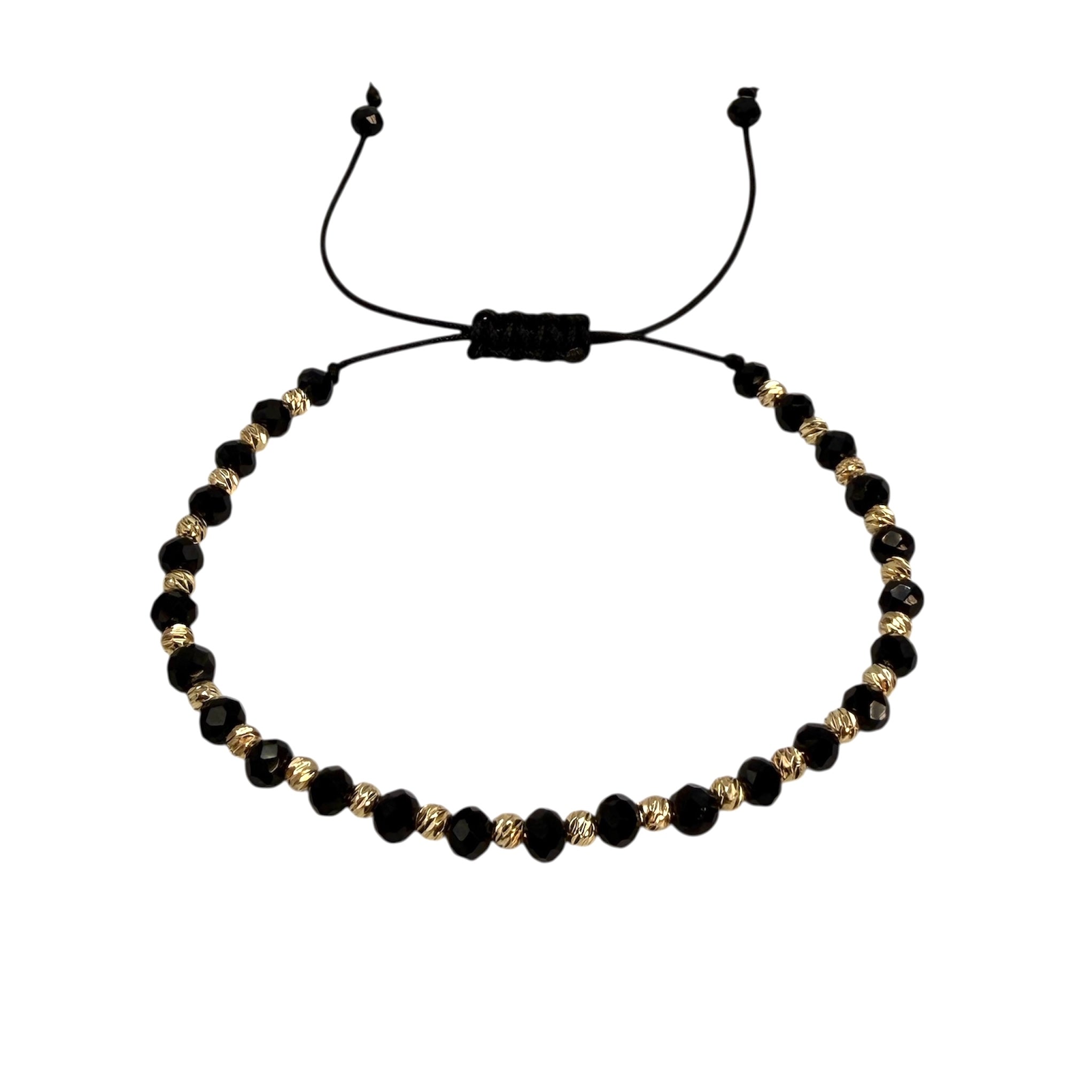 Brățară Reglabilă BS Blk Placată cu Aur