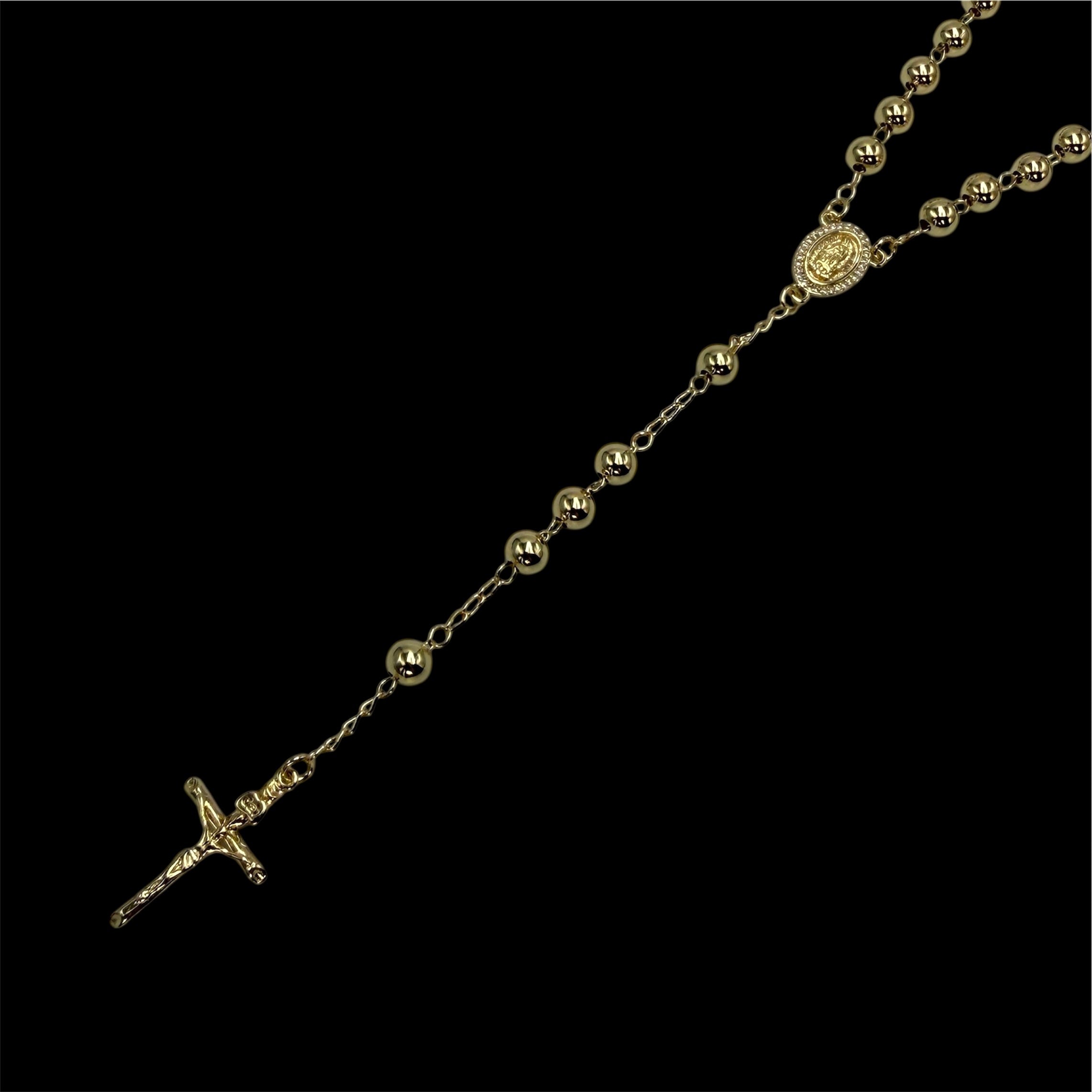 Colier Rozariu Divin Placat cu Aur