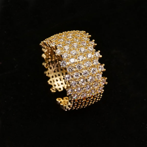 Miley Gold Adjustable Ring