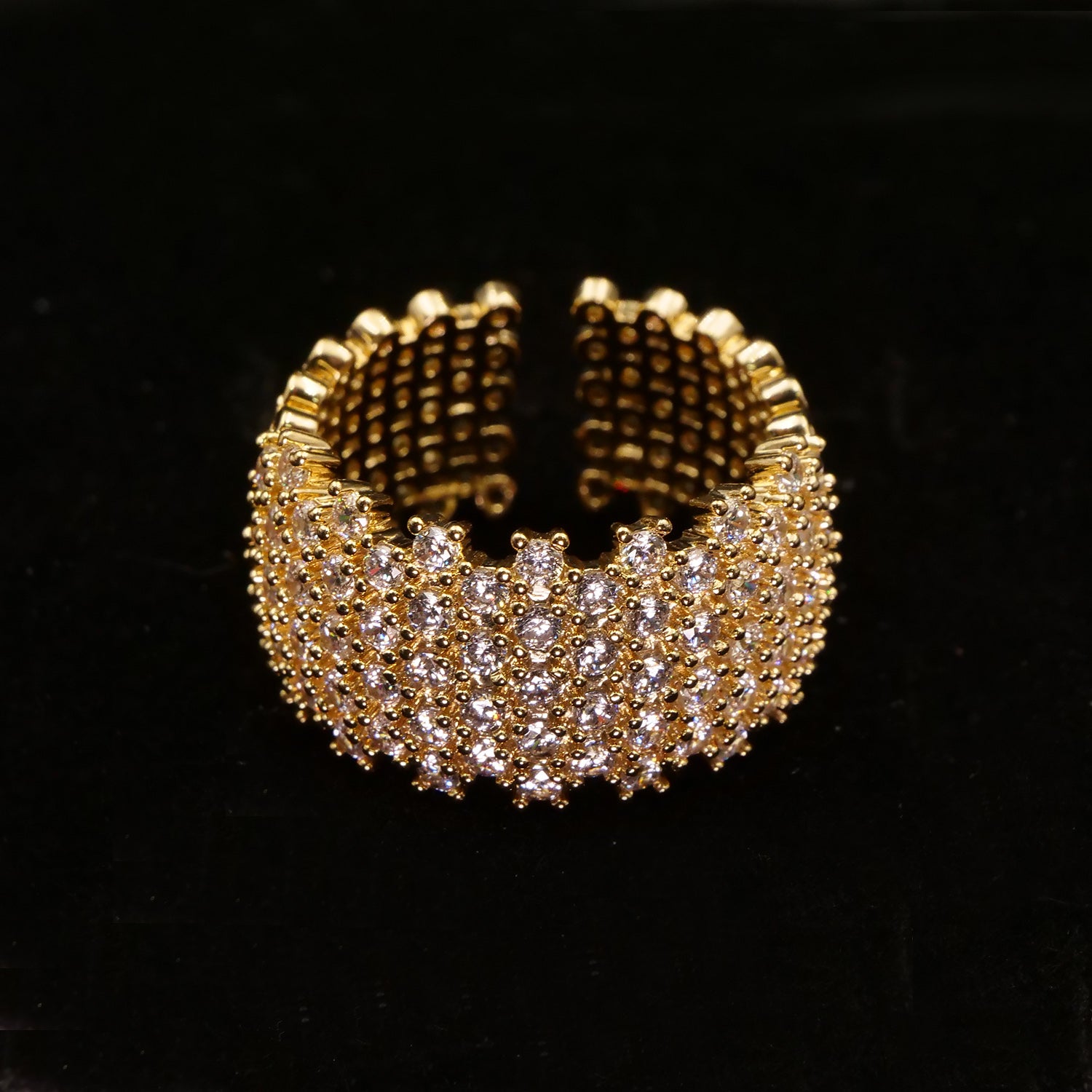 Miley Gold Adjustable Ring