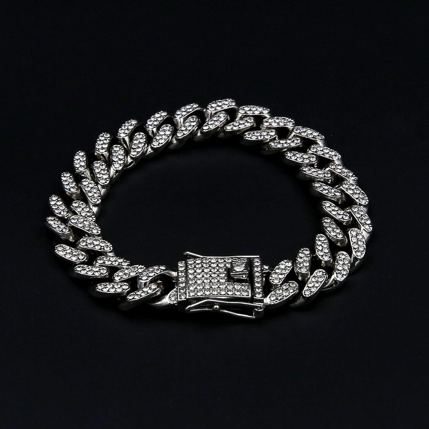 Cuban Silver 15mm bracelet