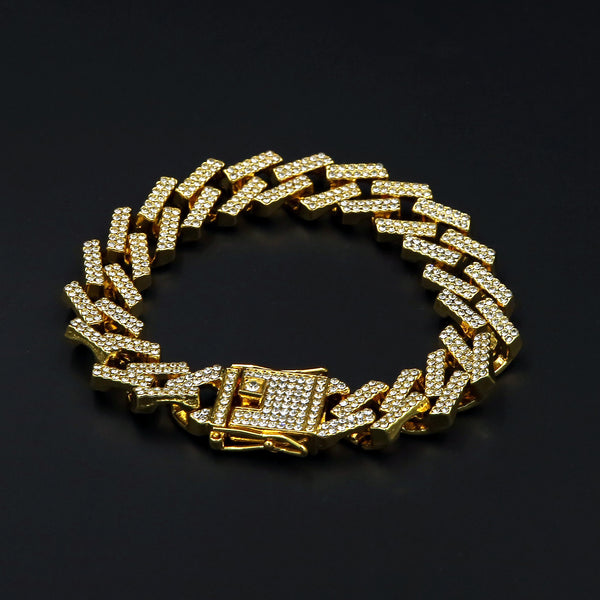 Cuban 69 Gold Bracelet