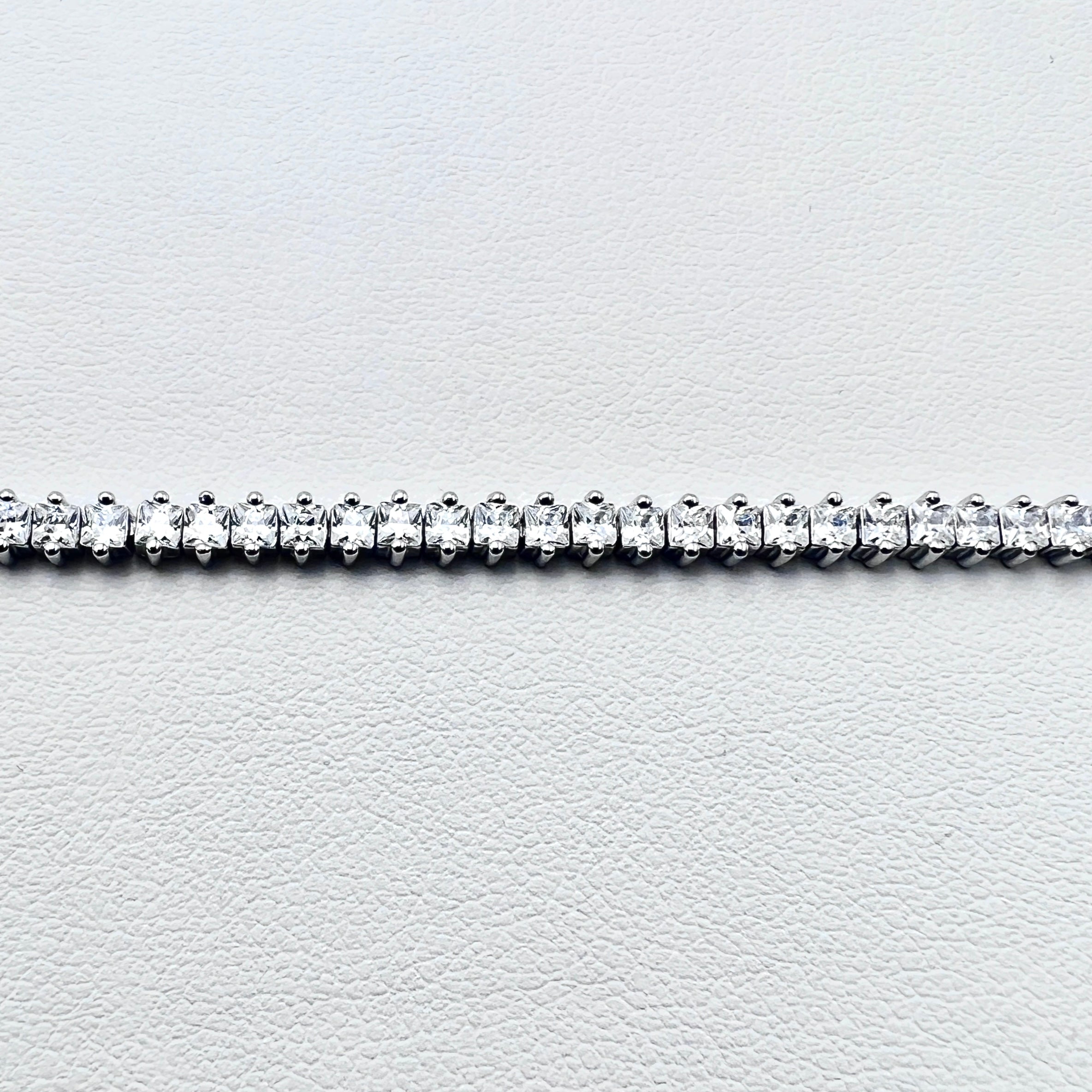 Fine Silver Tennis Bracelet