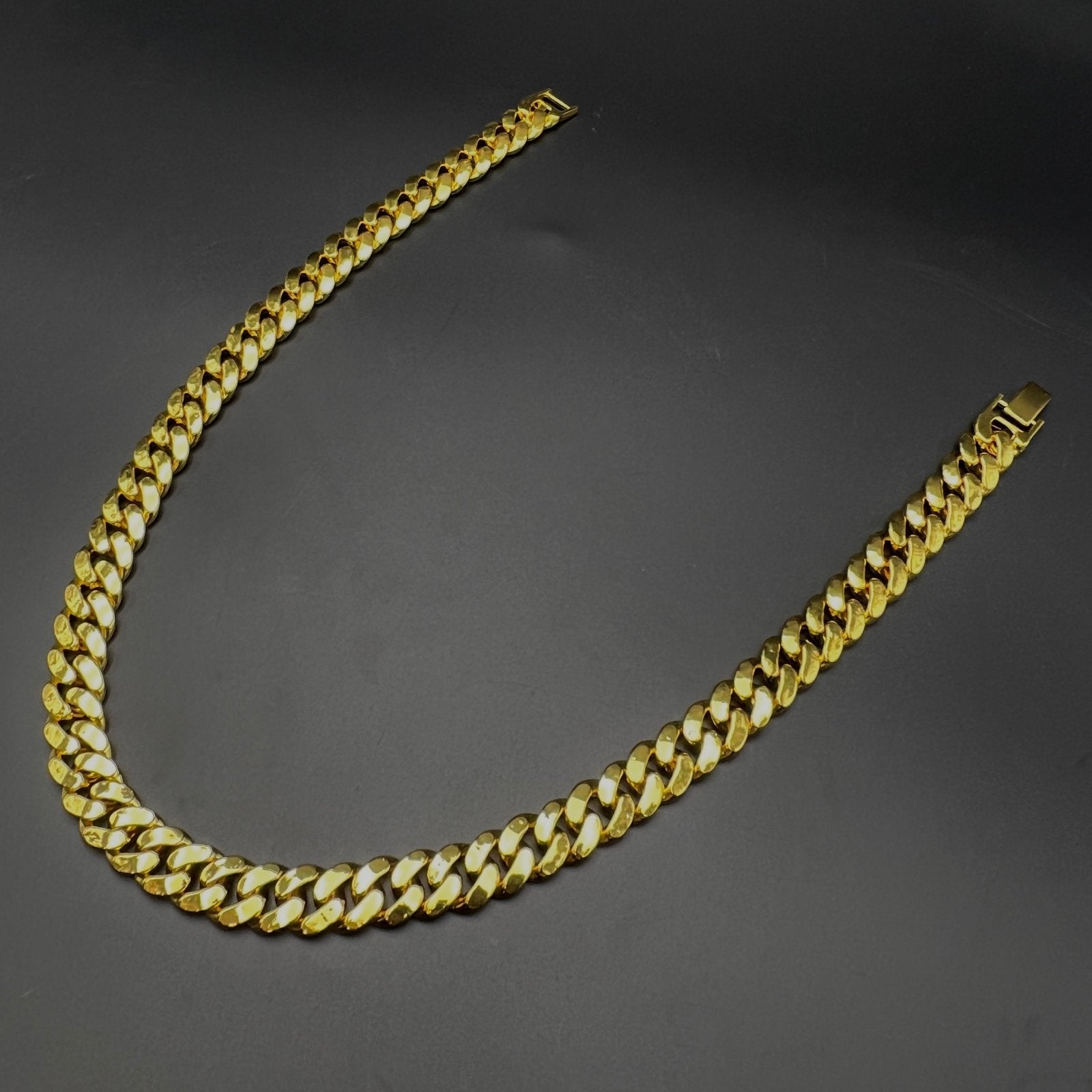 Old Cuban Classic Gold Necklace