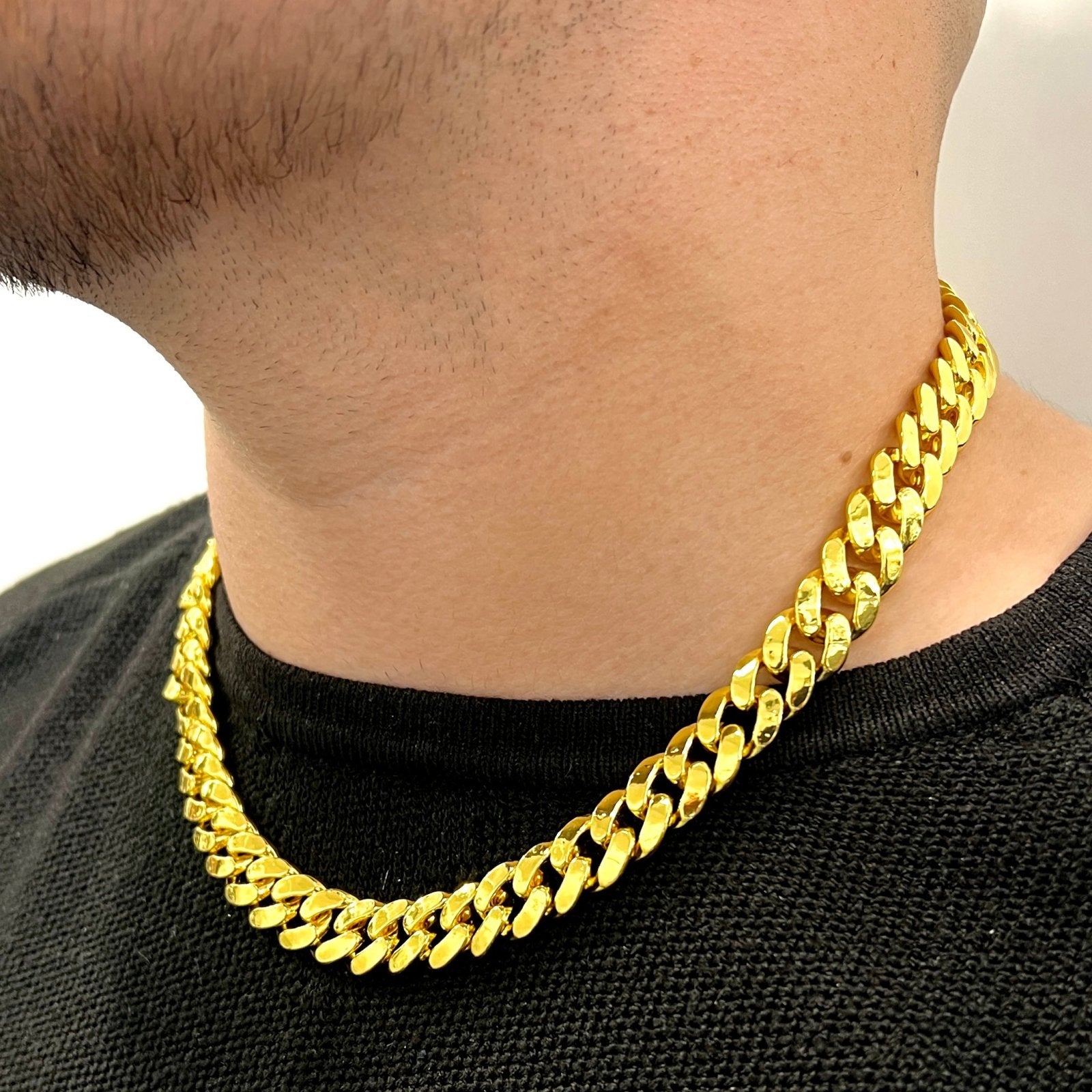 Old Cuban Classic Gold Necklace