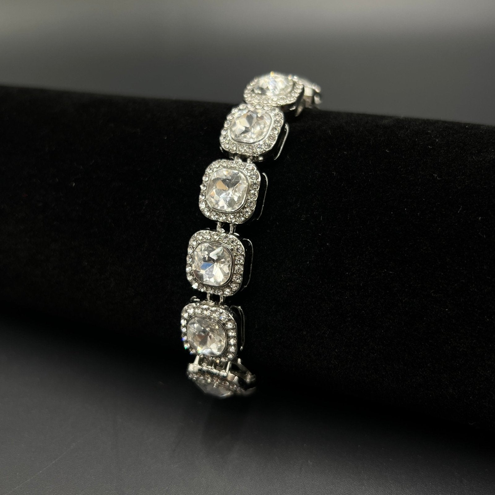 Tennis Diamond Silver Bracelet