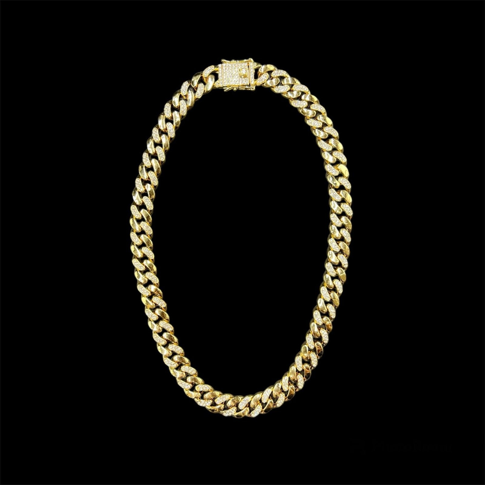 Cuban Double Gold Necklace