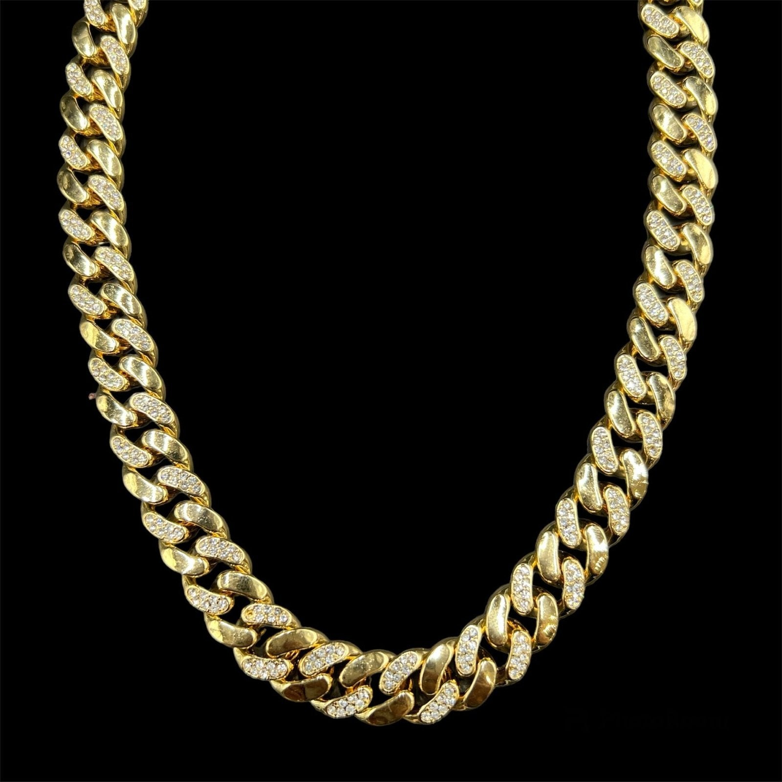 Cuban Double Gold Necklace