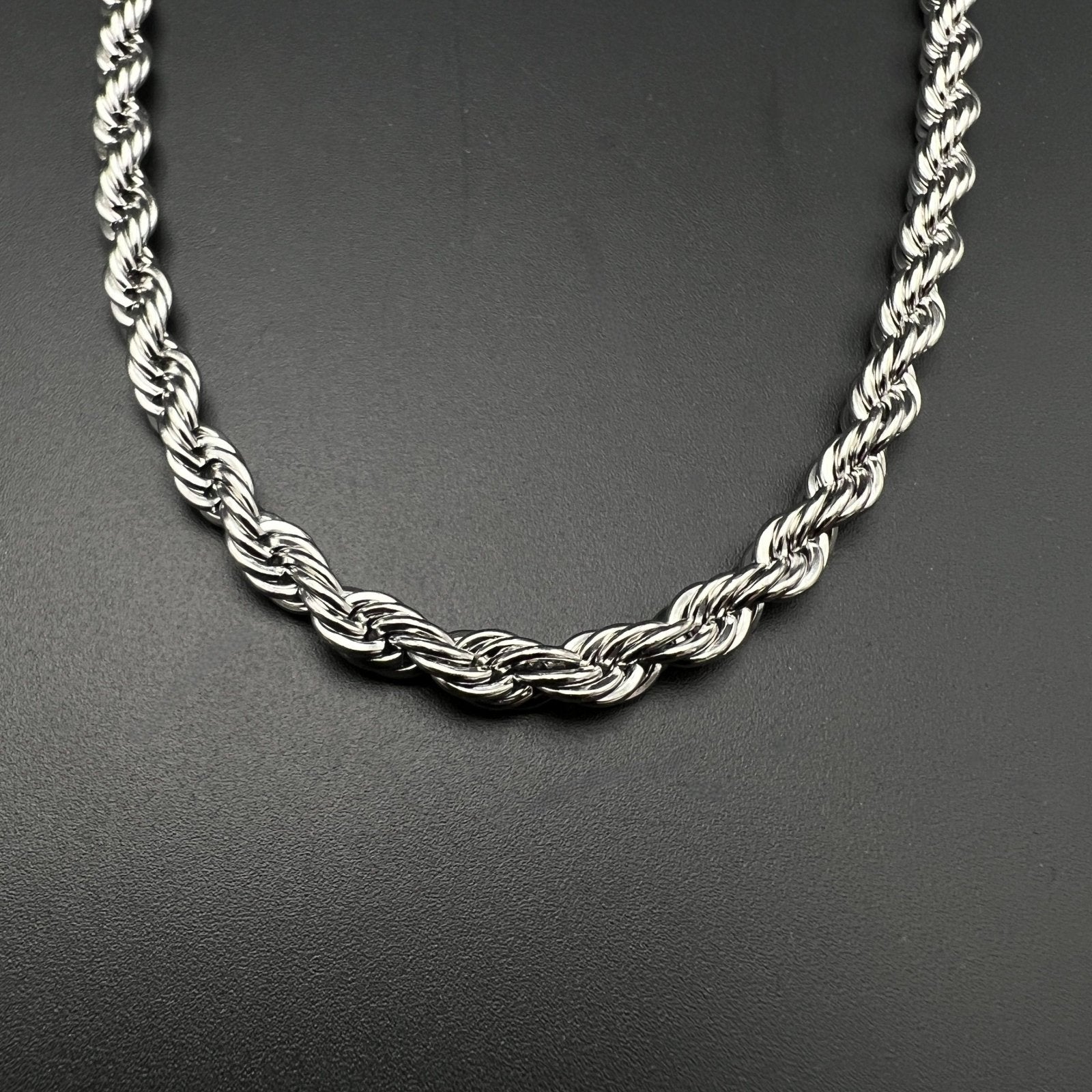 The Rope Silver necklace