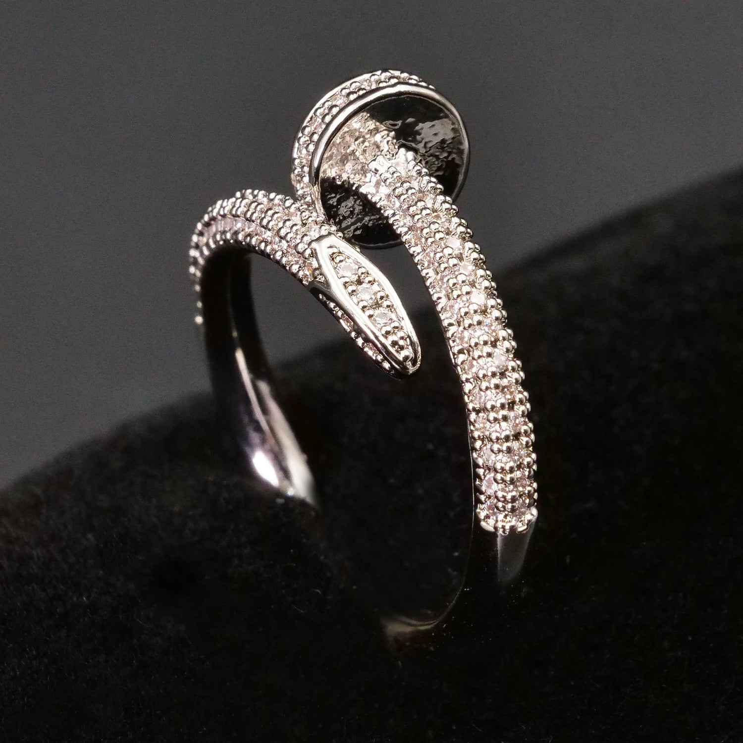 Adjustable Ring Screw Silver