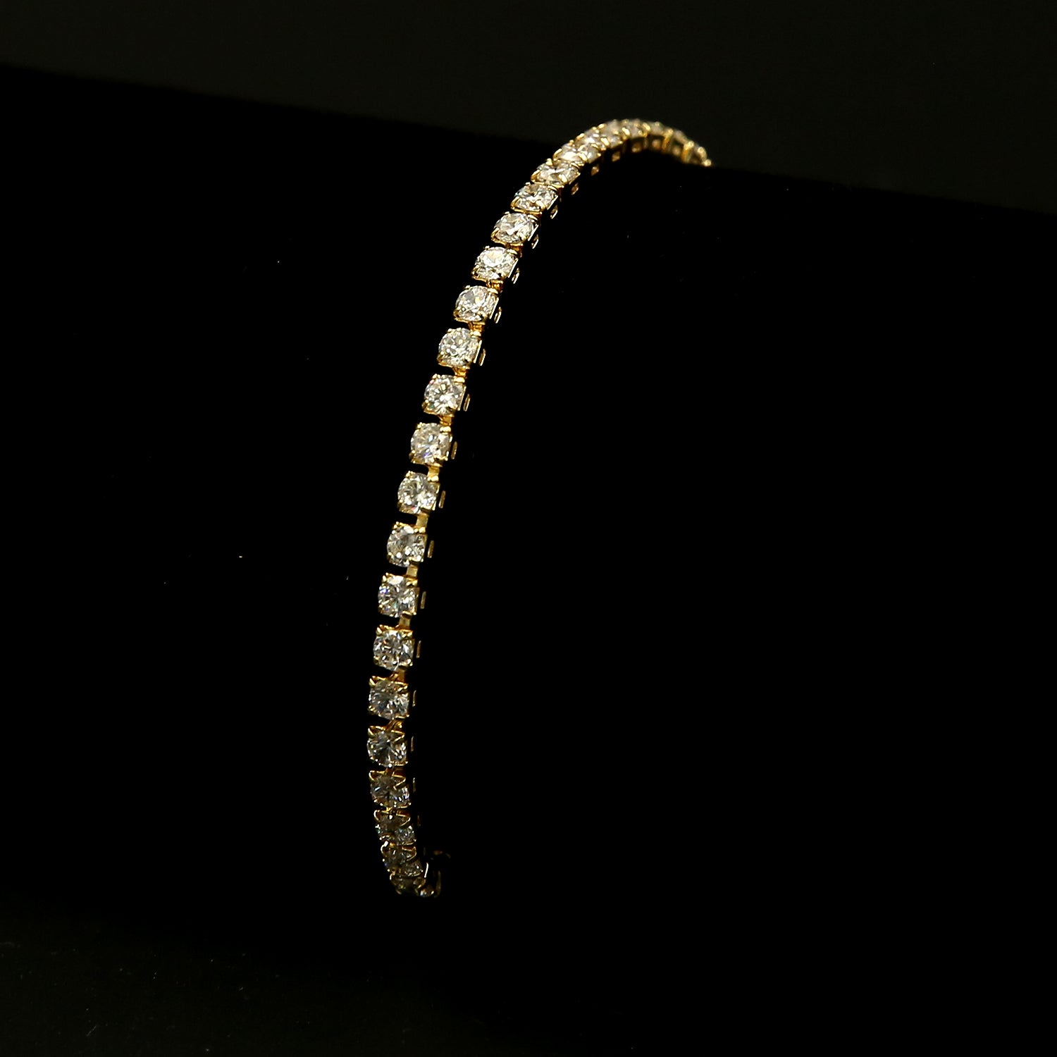 Tennis Gold Bracelet