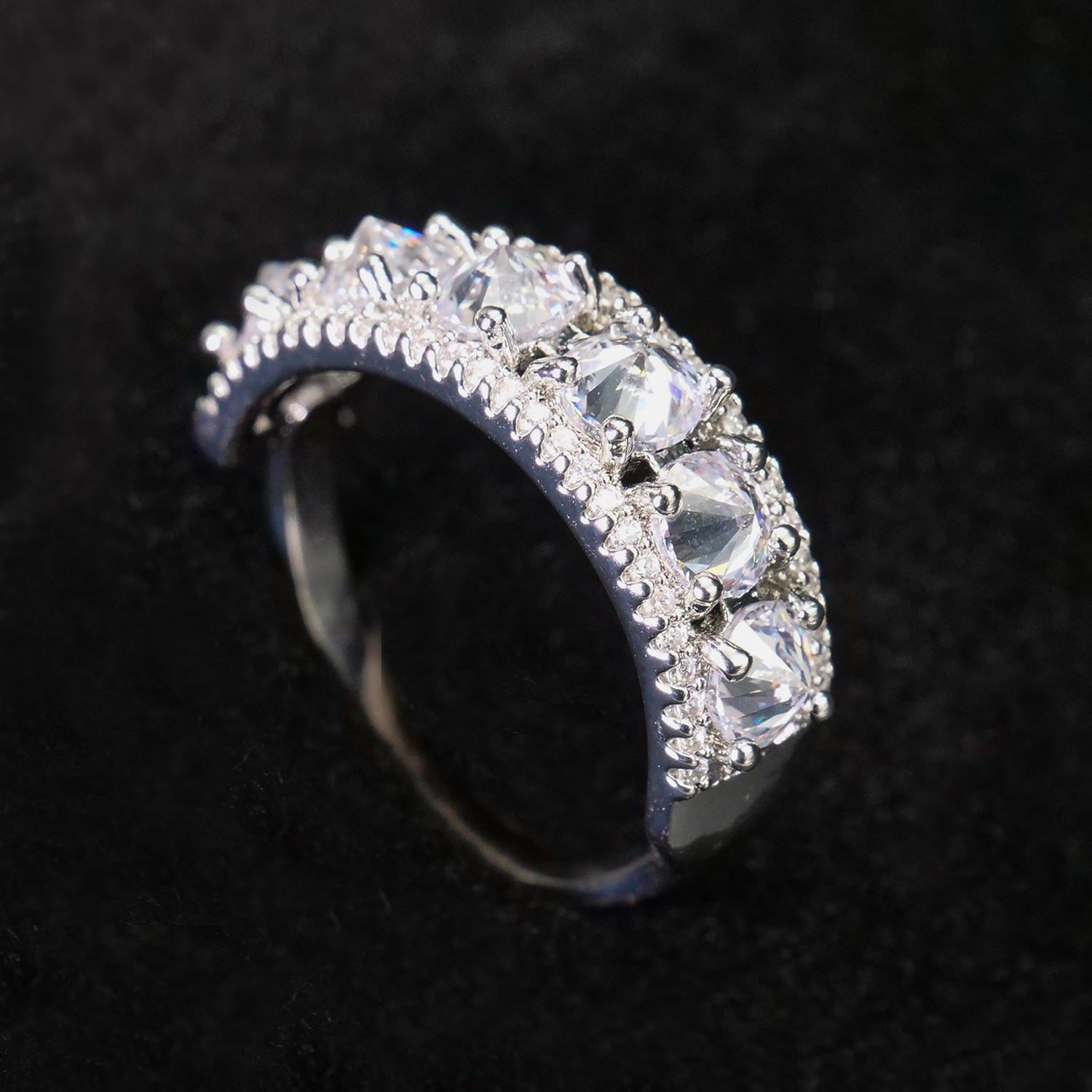 Classy Silver Adjustable Ring