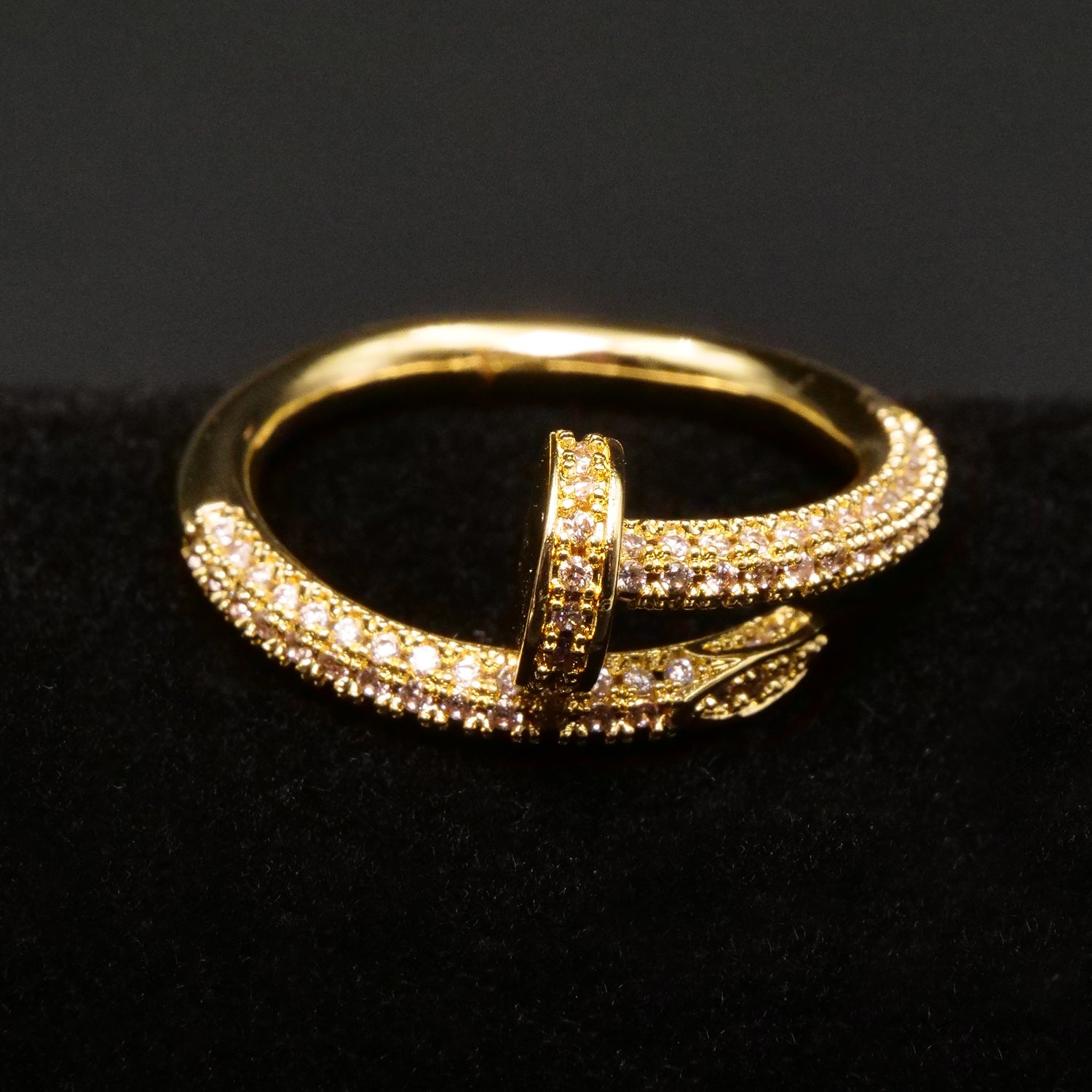 Screw Gold Adjustable Ring