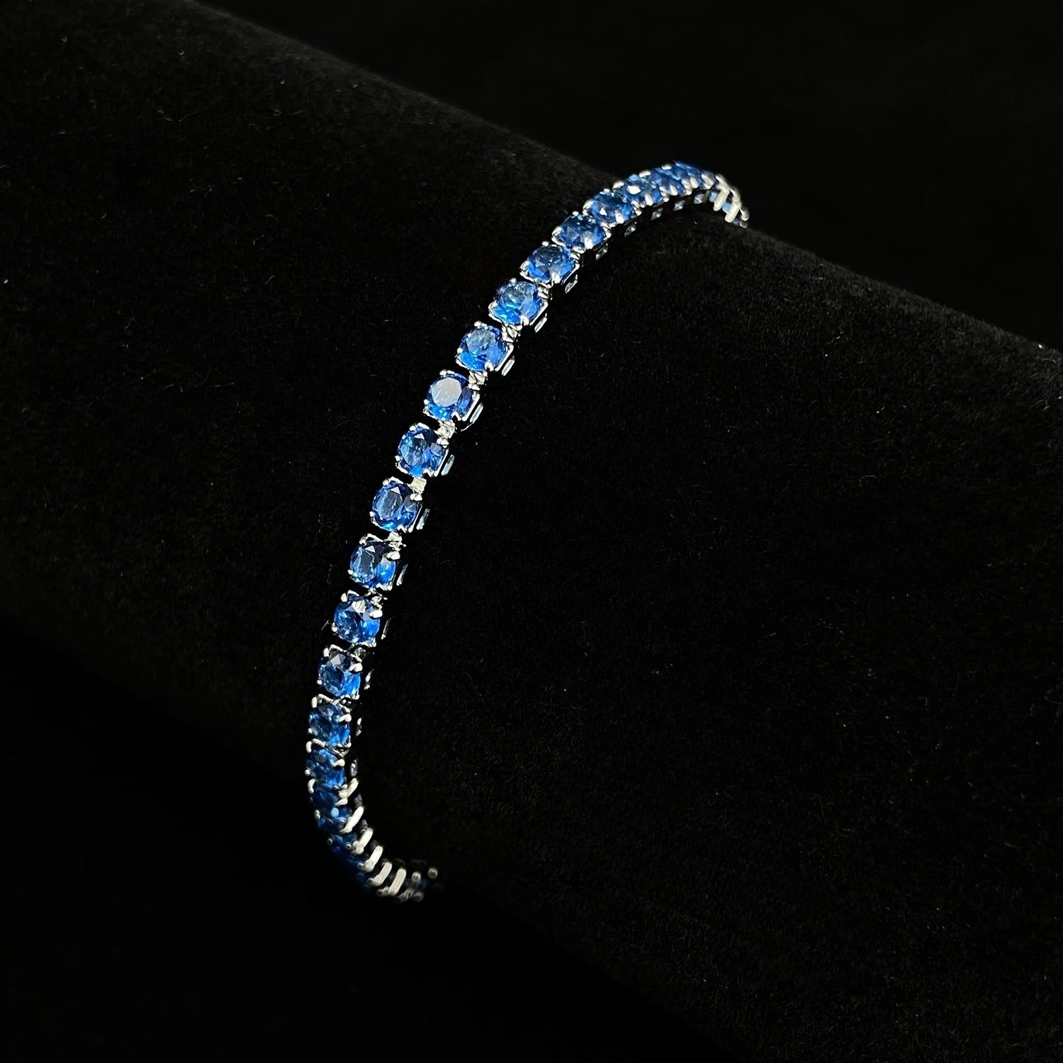 Bracelet Tennis Blue 3mm