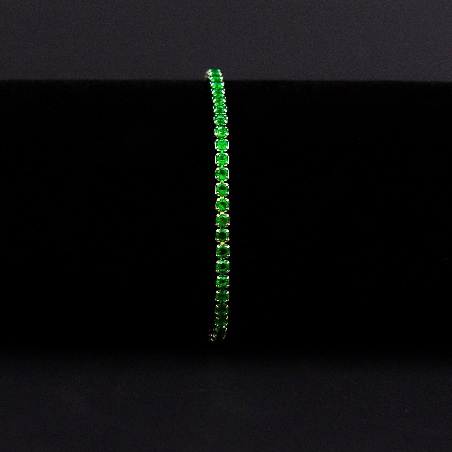 Bracelet Tennis Green 3mm