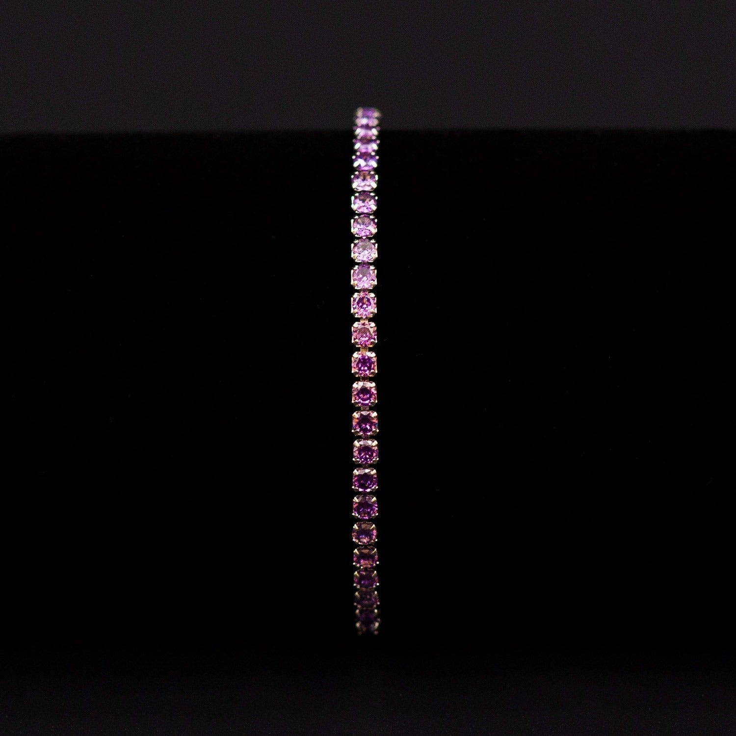 Bracelet Tennis Purple 3mm